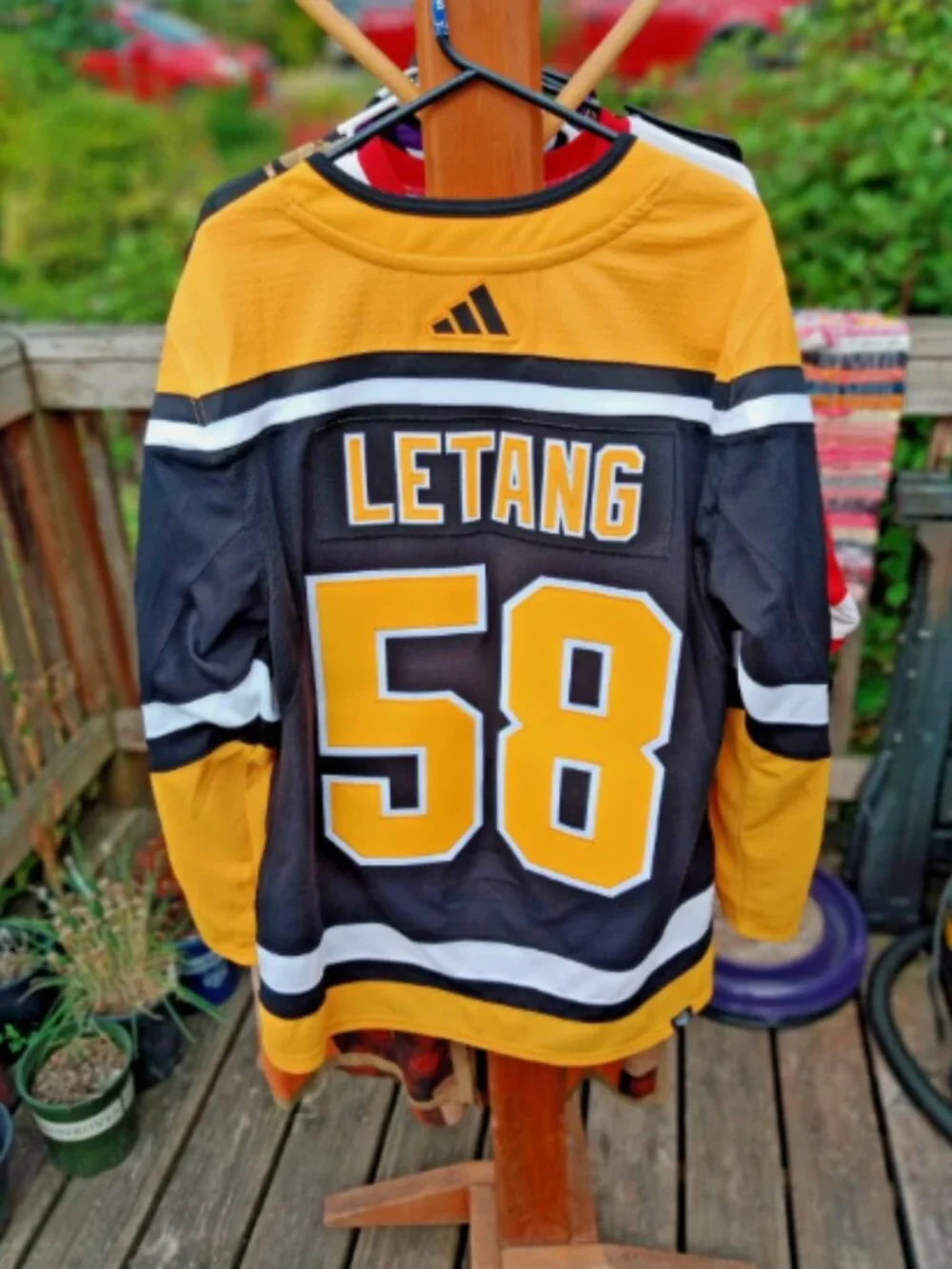 Retro Revers 2.0 adidas Kris Letang Pittsburgh Penguins NHL Hockey jersey(50)